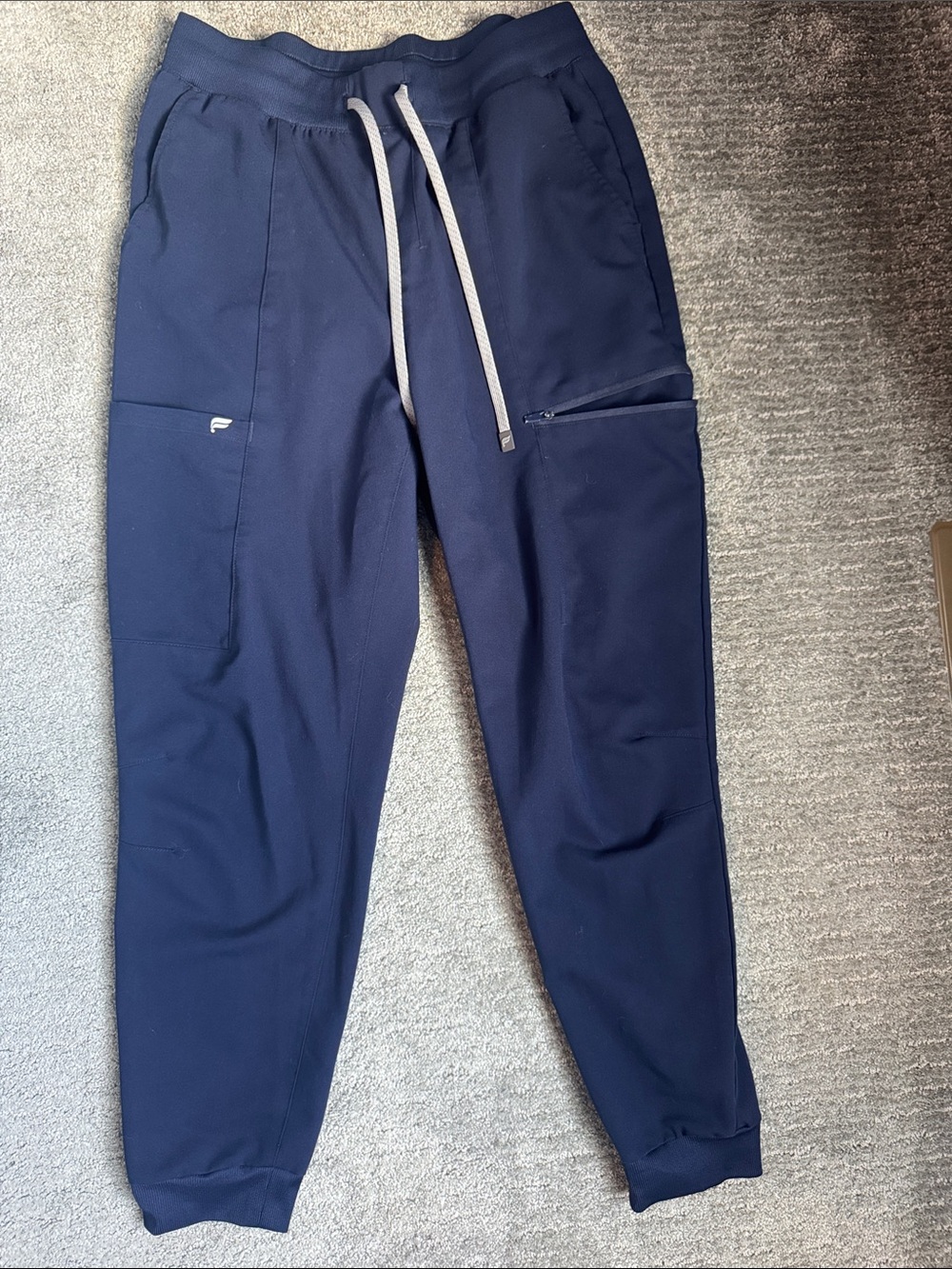 Women’s Fabletics on Call  Navy Performance Jogger Pants with Zip Pocket